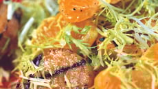 Salade de patates douces à la mandarine