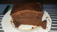 Gâteau au chocolat au cacao amer