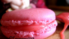 Macarons fraise tagada