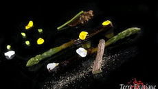 Asperges caramélisées au Muscovado et Réglisse