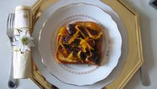 Pain perdu de foie gras à l'écorce d'orange