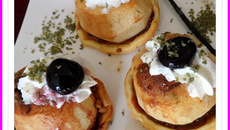 Petites tartelettes aux pommes fondantes, caramel chocolat
