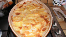 Gratin dauphinois généreux en noix de muscade