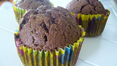 Muffins chocolat cœur corsé et fondant