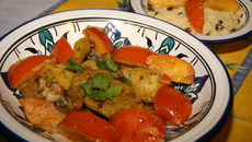 Tajine de poulet aux Kaki Persimon pour le Programme Alimentation et Insertion
