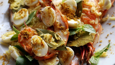 Riz à l'indienne aux crevettes géantes
