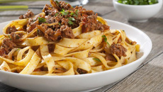 Tagliatelles bolognaise pleines de caractère