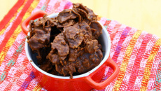 Roses des Sables simplissimes aux corn'flakes et chocolat