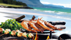 Barbecue entre terre et mer