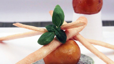 Tarte citron-bergamote revisitée gelée citronnelle-basilic