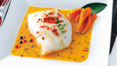 Haddock au coulis de poivron
