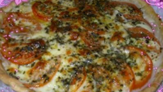 Tarte mozzarella et tomate