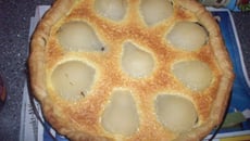 Tarte poires-chocolat économique