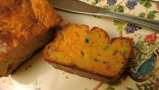 Cake carottes lardons