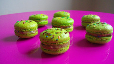 Macarons aux m&m's