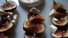 Pommes au chèvre et à la figue