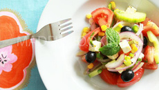 Salade grecque rapide