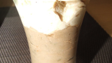 Verrines à la crème d'aubergine