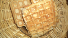 Gaufres à la farine de châtaigne