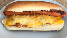 Hot-dog façon bistrot