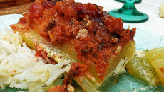 Tunnels de concombre au chèvre