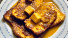 Pain perdu salé au curry