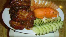 Travers de porcs laqués