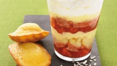 Triffle aux fraises et mousse noix de coco