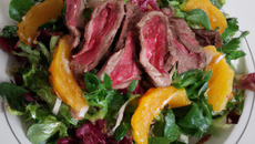 La coupelle fraîcheur salade, orange, magret