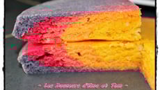 Le gâteau arc en ciel