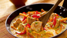 Poulet coco sauce Curry Jaune
