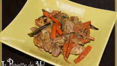 Sauté de porc au miel