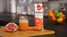 Jus Orange Sanguinello Tropicana, clémentines, carottes, gingembre