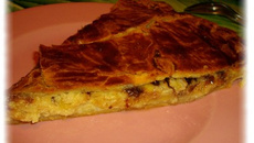 Galette banane-coco-choco