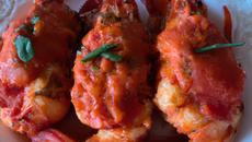 Chapon aux écrevisses