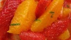 Salade fraises - oranges