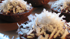 Coupelles de noix de coco au chocolat