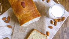 Brioche au lait d'amande et okara