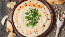 Houmous au cumin et paprika doux