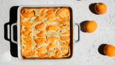 Clafoutis aux abricots savoureux