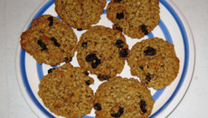 Cookies aux raisins et à la cannelle