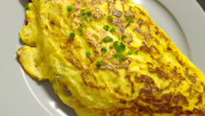 Omelette au fromage vite faite
