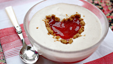 Tiramisu soupe de fraises spéculoos