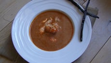 Nage de langoustines à la vanille