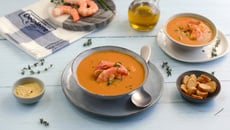 Bisque aux gambas