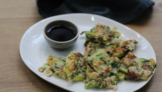 Galette aux fruits de mer à la Coréenne ou Haemul pajeon