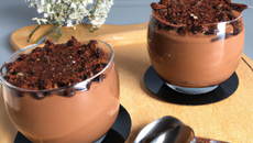 Mousse craquante au chocolat