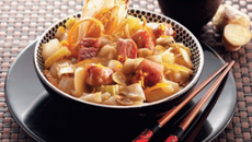 Mignon de porc aux endives et agrumes