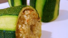 Cannellonis de courgette & semoule