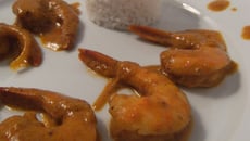Curry de crevettes au lait de coco et ses épices